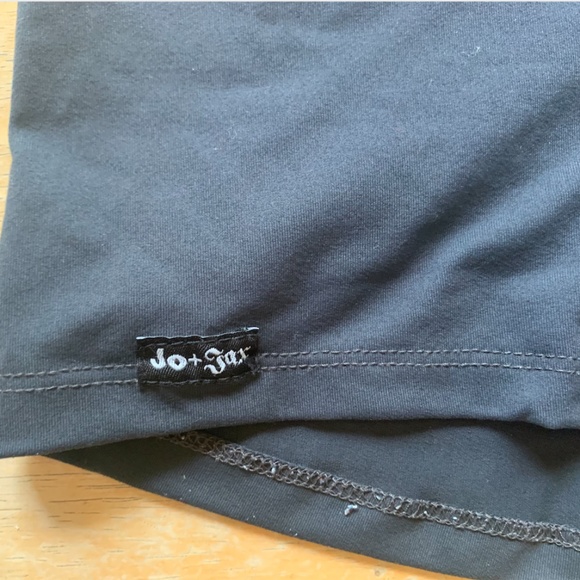 Jo Jax Dark Grey Tri Top and Booty Short Set - Picture 6 of 7